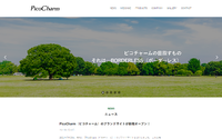 合同会社バージョンアップ：「PicoCharm」のブランドサイト